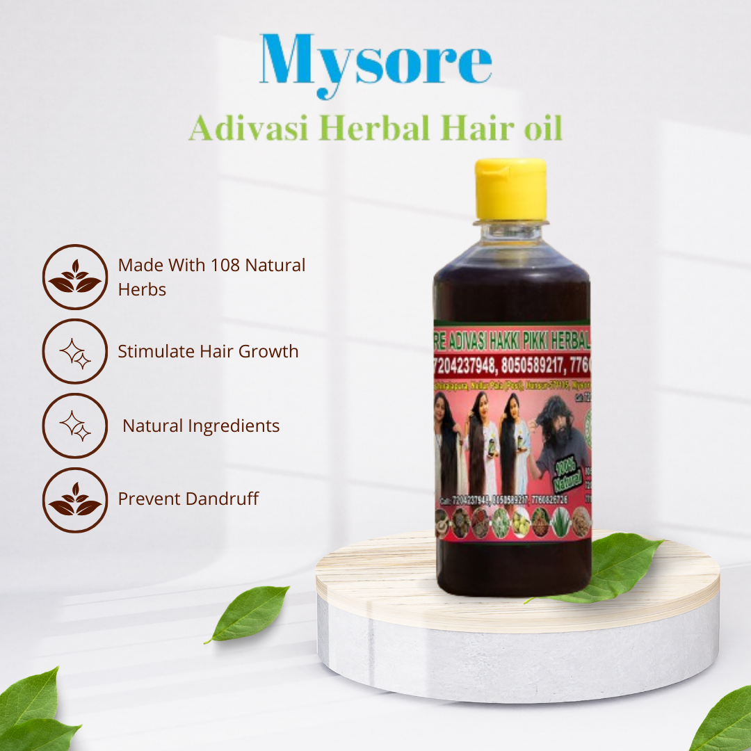 Mysore Adivasi Hakki Pikki Herbal Hair Oil